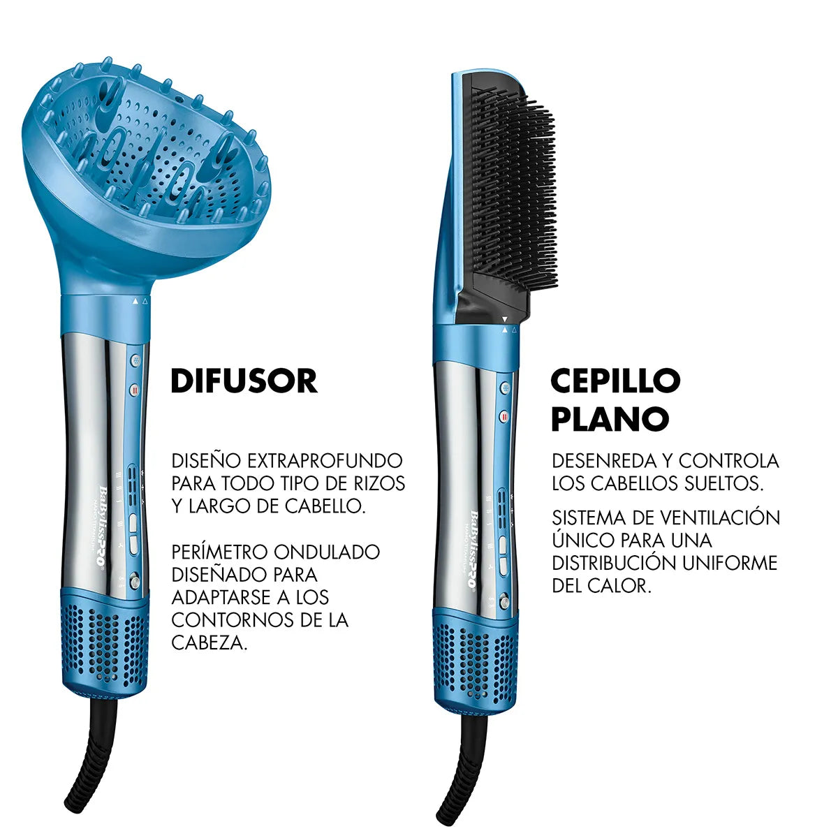 Multiestilizador Nano Titanium 5 en 1 | BaBylissPRO - Elige