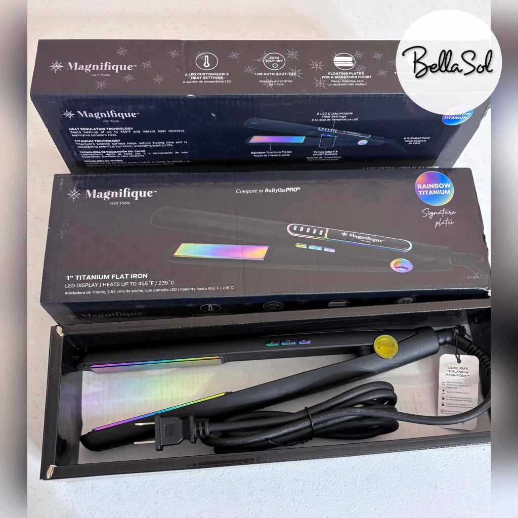 Plancha Magnifique Titanium - Con Caja