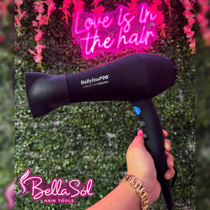 Secadora Porcelain Ceramic Black | BaBylissPRO - Sin Caja