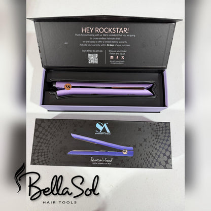 Plancha 1" Quantum Infrared Digital (Lila) | Straight Ahead Beauty - Con Caja