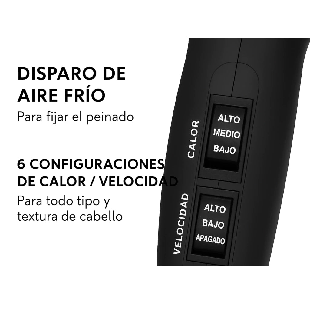 Secadora Turbo Ionic Negra | Hot Tools Professional | Con Caja