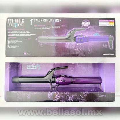 Tenaza 1" Morada | Hot Tools Helix - Con Caja