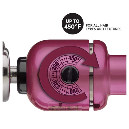 Tenaza Rosa 1 1/4" Titanio | Hot Tools Professional - Con Caja
