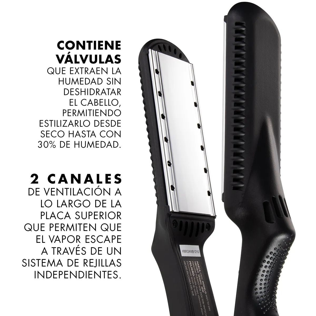 Plancha Wet to Dry Black | CROC - Con Caja
