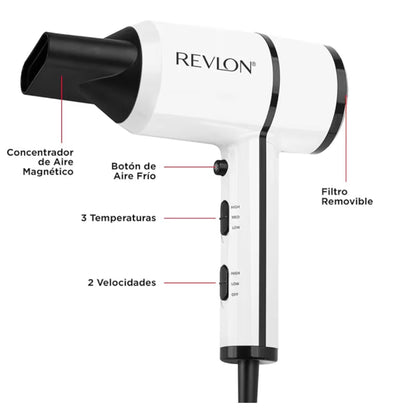 Secadora Compacta Crystal C 1875W | Revlon - Con Caja