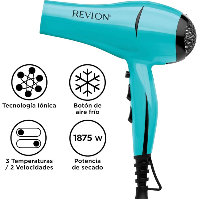 Secadora Celeste Ionica C/Difusor | Revlon - Sin Caja