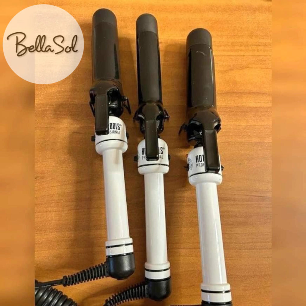 Tenaza De Ceramica Negro/Blanco | Hot Tools Professional - Sin Caja