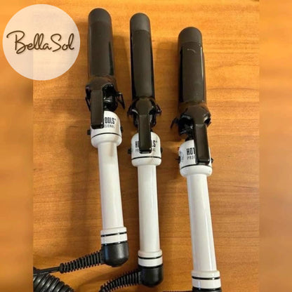 Tenaza De Ceramica Negro/Blanco | Hot Tools Professional - Sin Caja