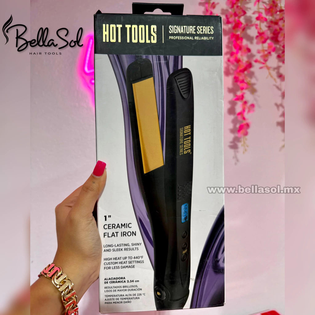 Plancha 1" Ceramica | Hot Tools Signature Series - Con Caja