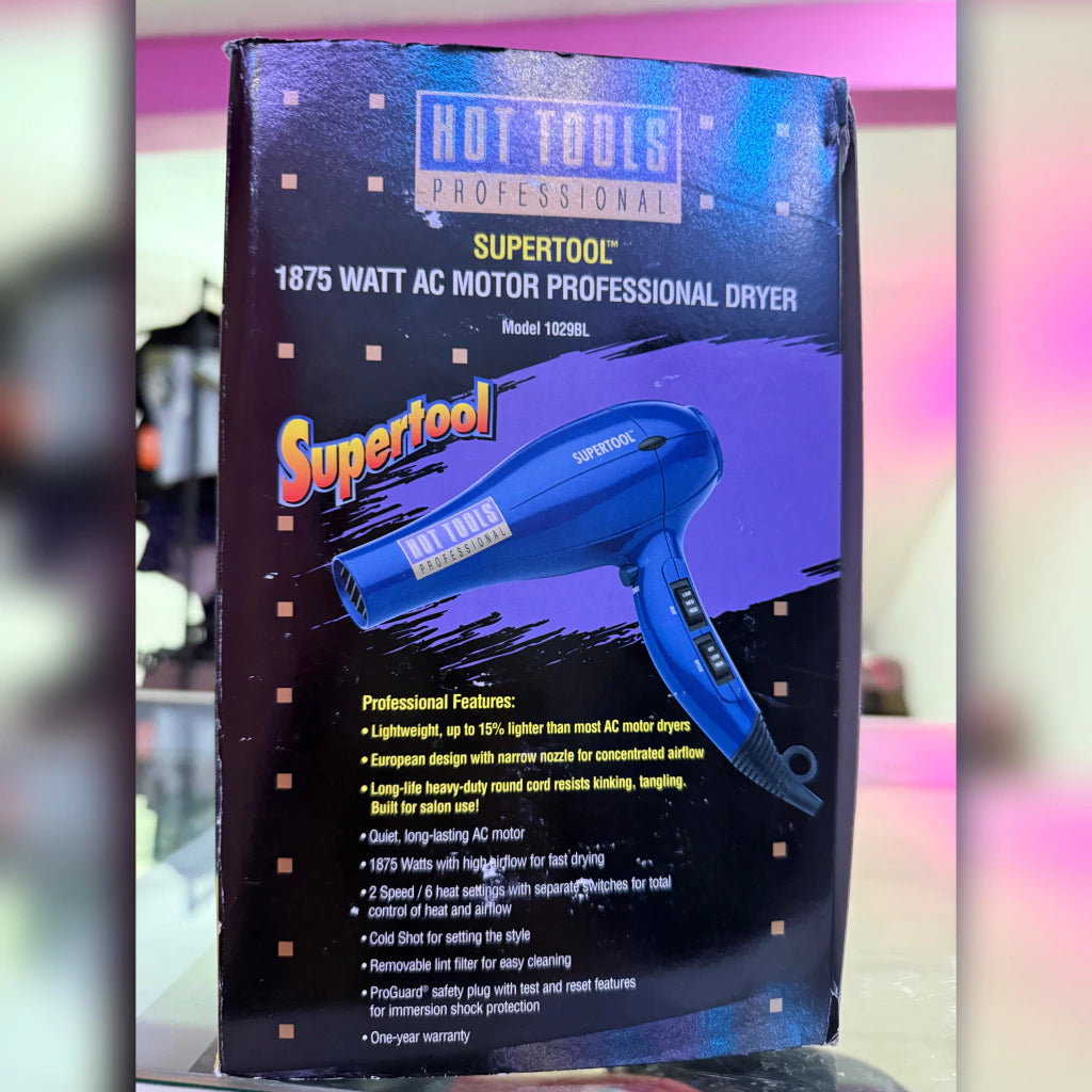 Secadora Azul Vintage | Hot Tools Professional - Con Caja