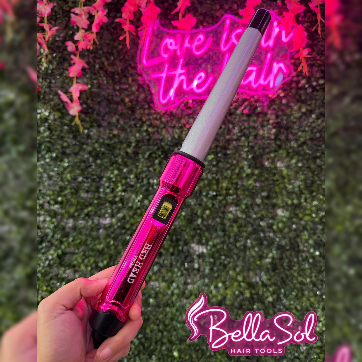 Ferro Conico 1" Rosa Metal | Bed Head - Sin Caja