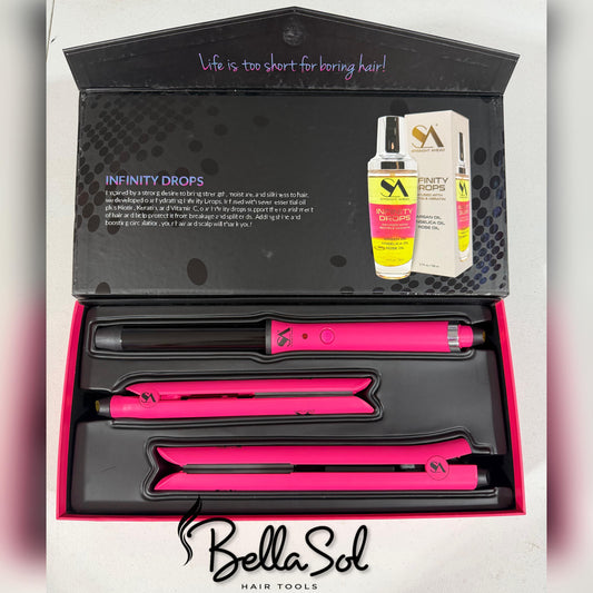 Trio Pro Ceramic Set (2 Planchas y 1 Ferro) | Straight Ahead - Con Caja