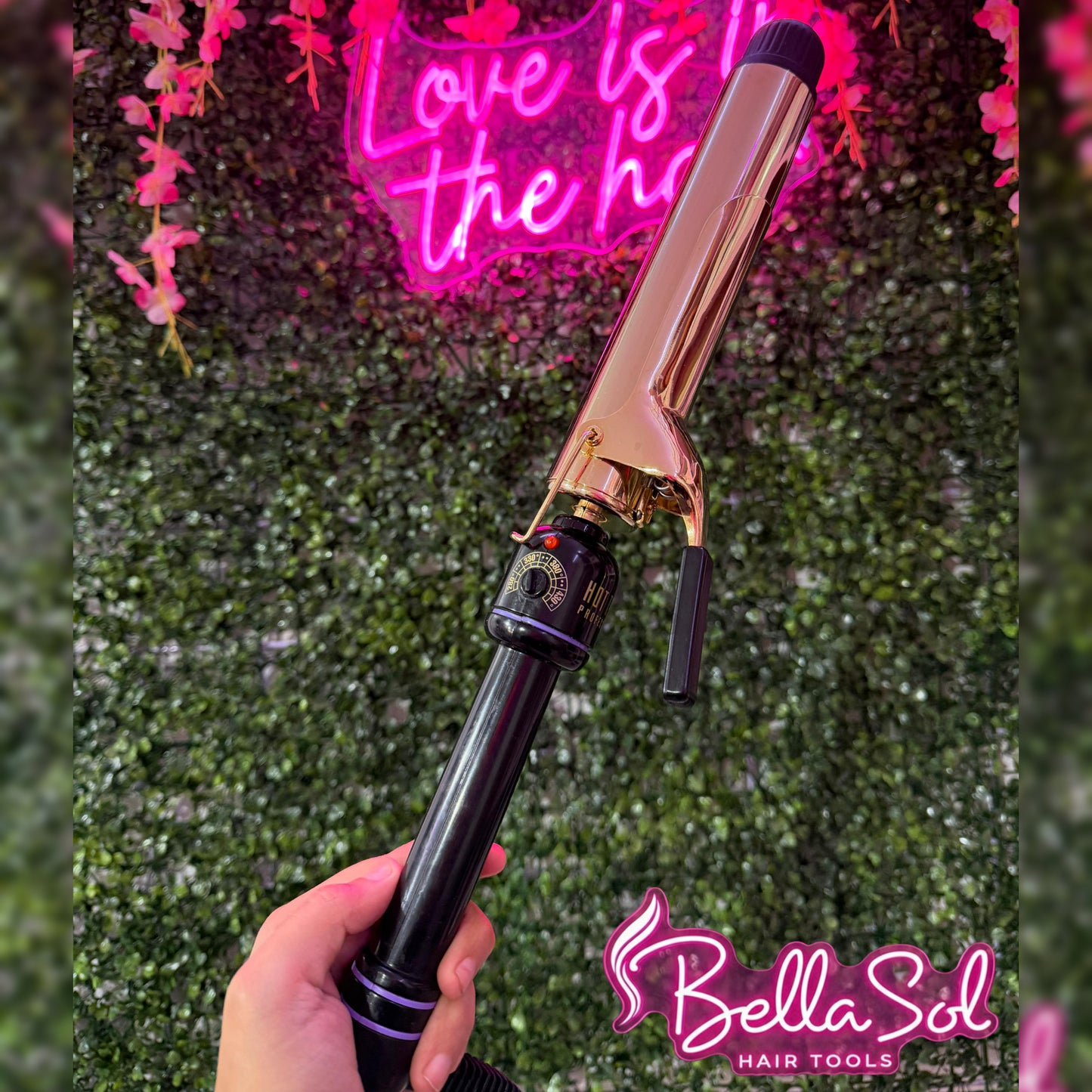 Tenaza 1 1/4" Extra Long 24k Gold - Hot Tools Pro Artist - Sin Caja