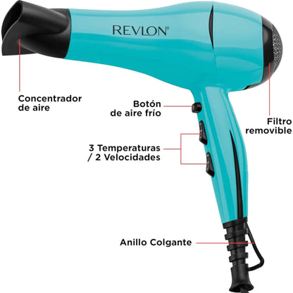 Secadora Celeste Ionica C/Difusor | Revlon - Sin Caja