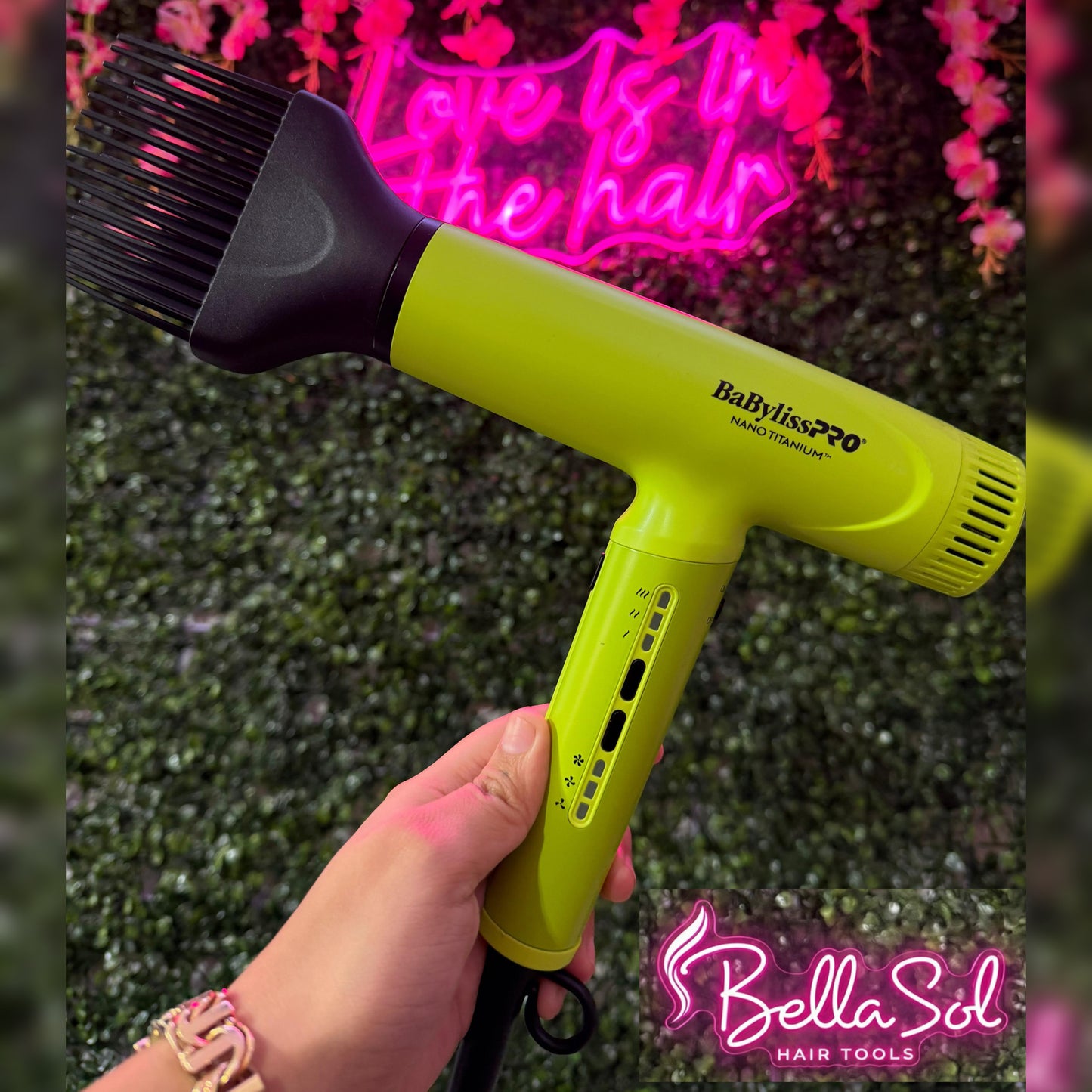 Secadora Nano Titanium Digital | BaBylissPRO - Sin Caja