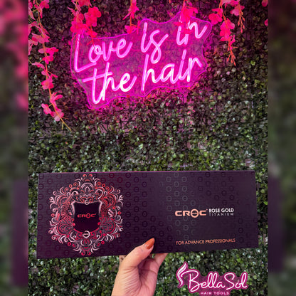 Plancha 1” Rose Gold Titanium | CROC - Con Caja