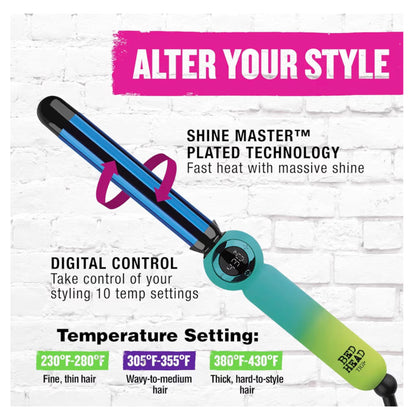 Ferro Rizador Curlipops 1" Digital | Bed Head - Sin Caja