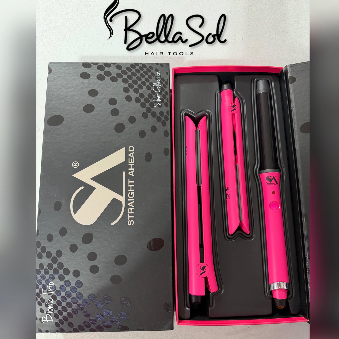 Trio Pro Ceramic Set (2 Planchas y 1 Ferro) | Straight Ahead - Con Caja