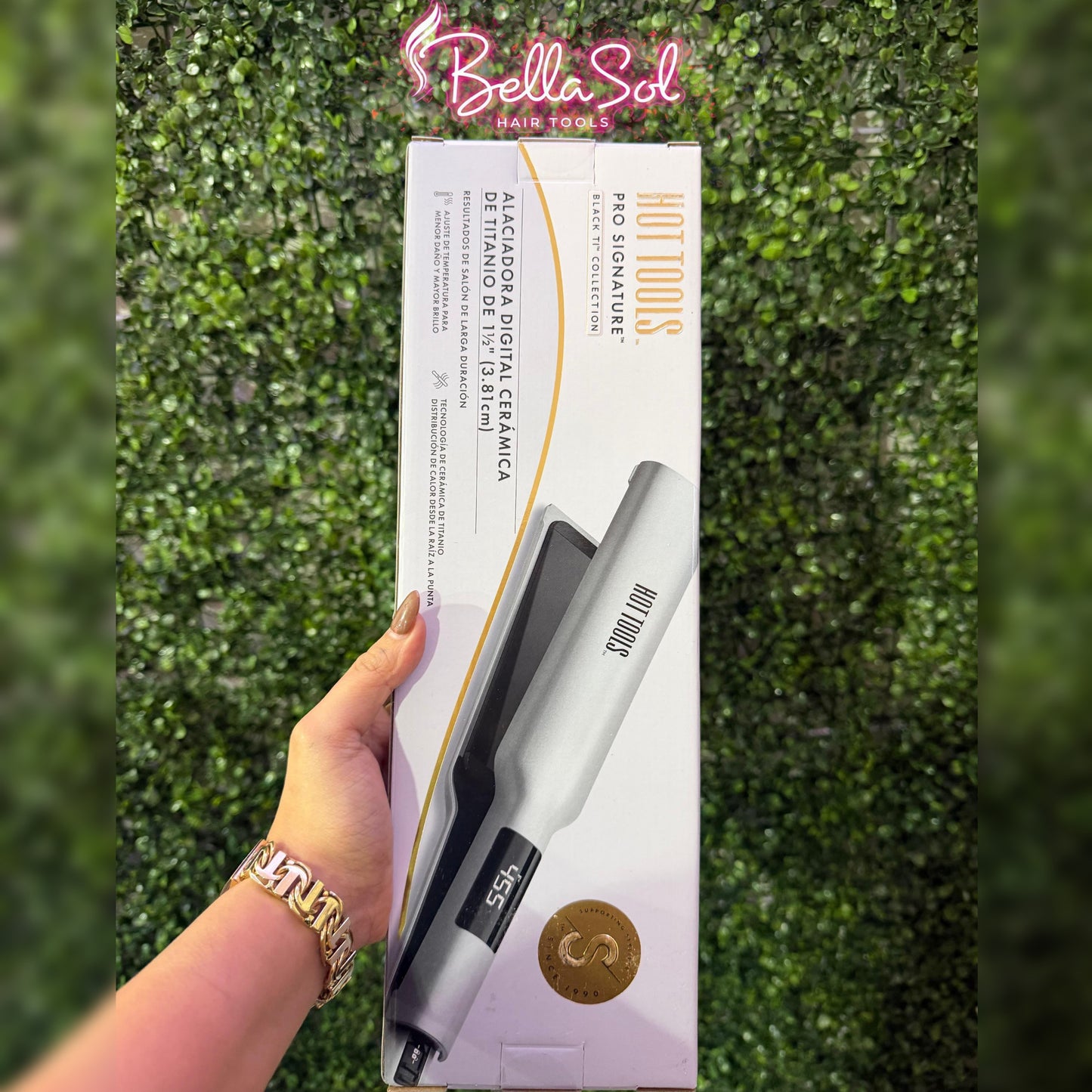 Plancha Cerámica Titanio XL | Hot Tools Professional - Con Caja