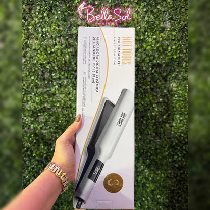 Plancha Cerámica Titanio XL | Hot Tools Professional - Con Caja