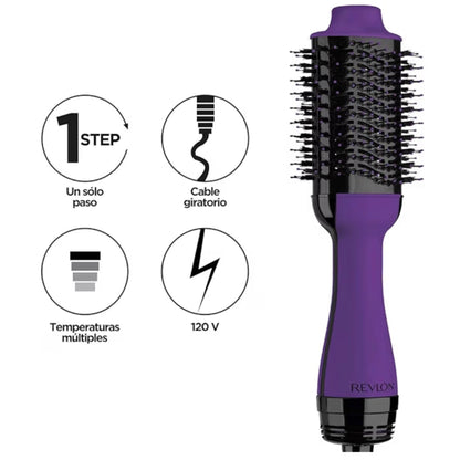 Cepillo Secador One-Step Morado | Revlon - Sin Caja