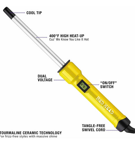 Ferro Amarillo 0.5 In | Bed Head - Sin Caja