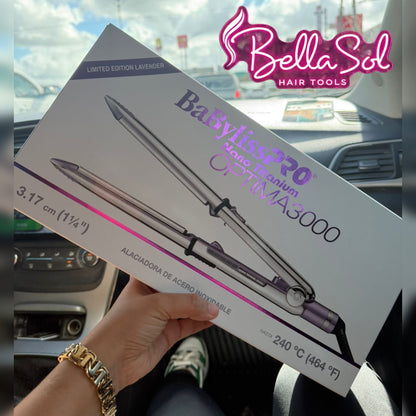 Plancha 1 1/4” Optima 3000 Lavender | BaBylissPRO - Con Caja