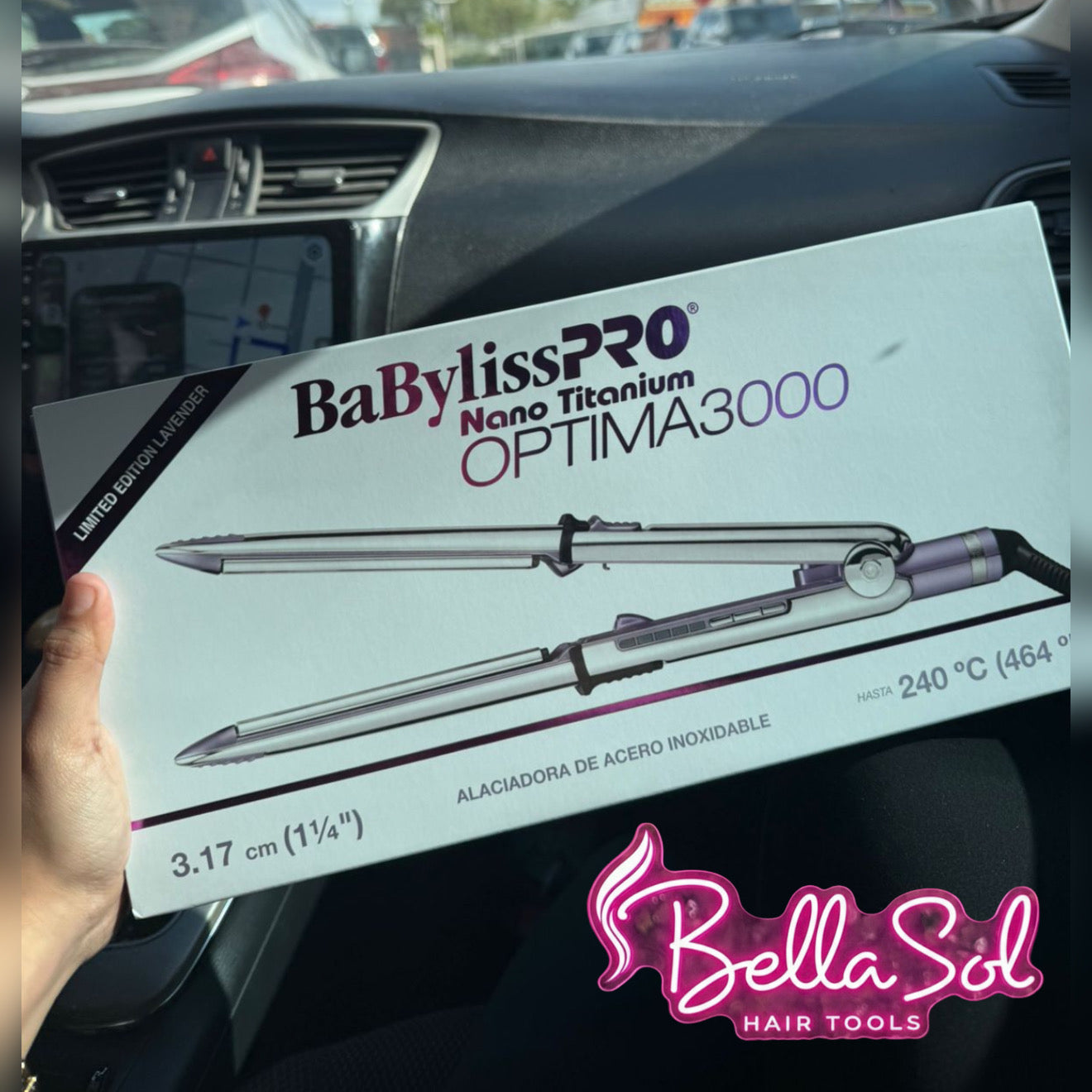 Plancha 1 1/4” Optima 3000 Lavender | BaBylissPRO - Con Caja