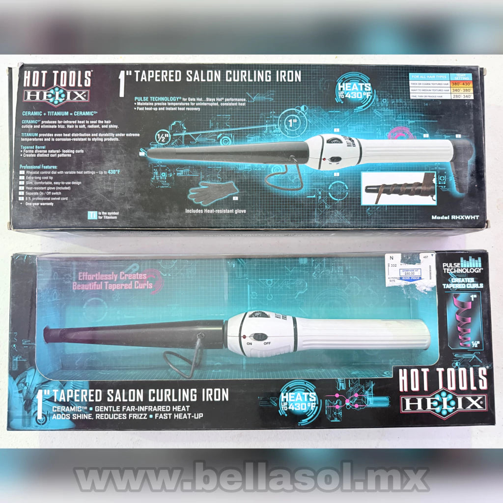 Ferro 1" Cónico | Hot Tools Helix - Con Caja