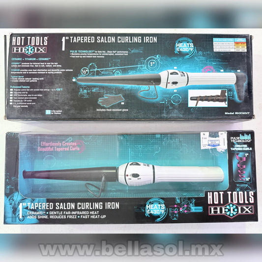 Ferro 1" Cónico | Hot Tools Helix - Con Caja