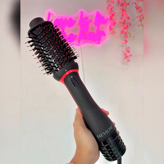 Cepillo Secador Negro Con Rojo | Revlon - Sin Caja