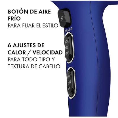 Secadora Azul Turbo Ionic | Hot Tools Professional - Con Caja