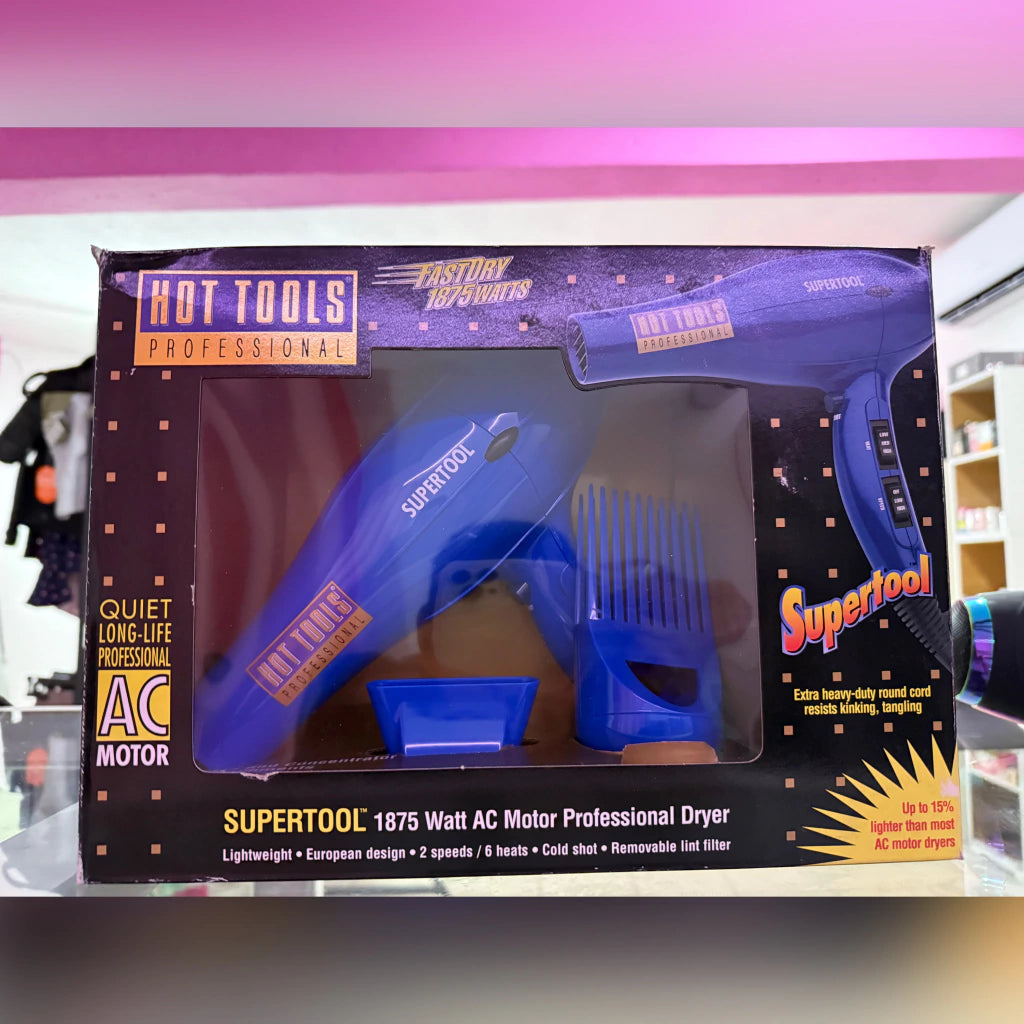 Secadora Azul Vintage | Hot Tools Professional - Con Caja
