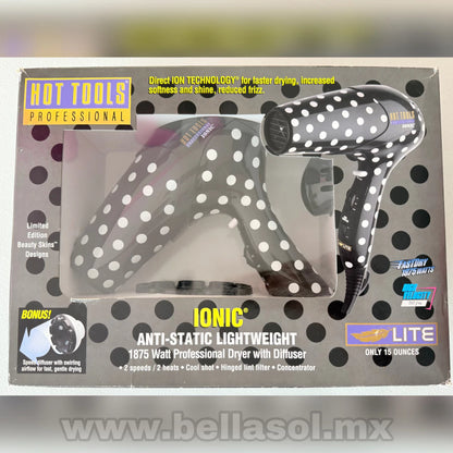 Secadora Edición Limitada Lunares | Hot Tools Profesional - Con Caja