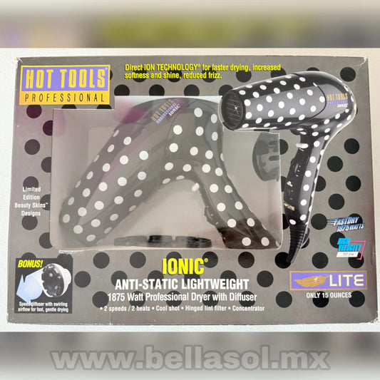 Secadora Edición Limitada Lunares | Hot Tools Profesional - Con Caja