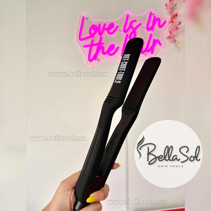 Plancha 1 1/4" Black Titanium | Hot Shot Tools - Con Caja