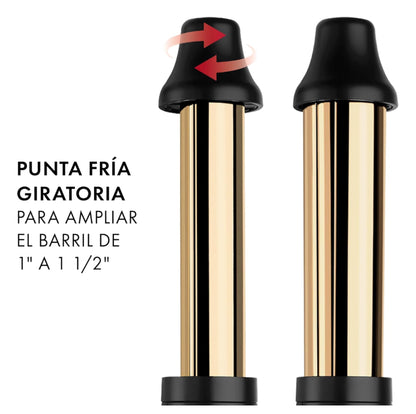 Ferro 24k Expandible 1" a 1 1/2" | Hot Tools Pro Artist - Elige