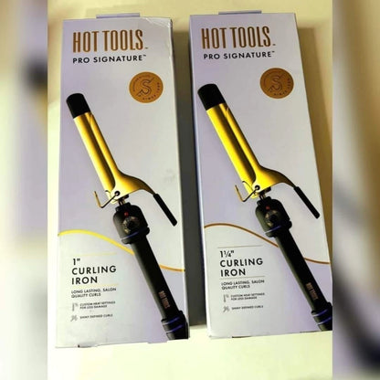 Tenaza 1 1/4" Gold | Hot Tools Pro Signatures - Con Caja Maltratada