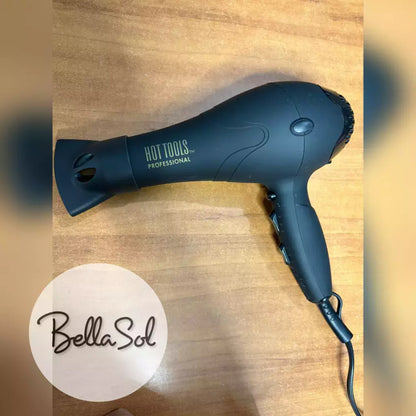 Secadora Negra Mate 2 accesorios | Hot Tools Professional - Con Caja Blanca