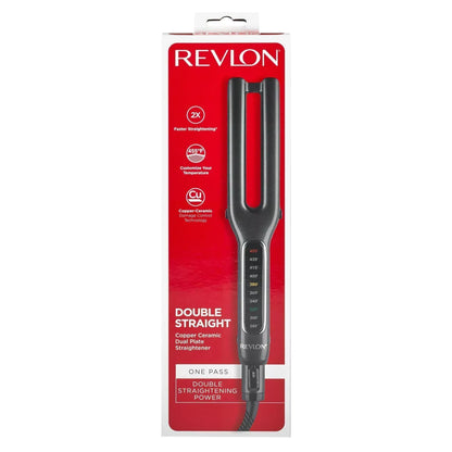 Plancha Doble Placa 1/2" | Revlon - Con Caja
